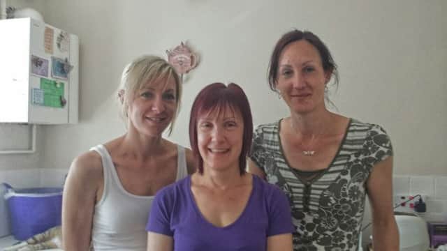 The three sisters are looking forward to completing the charity walk