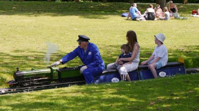Train rides at the engineers open day