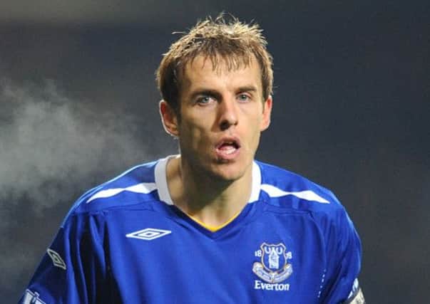 Phil Neville in his playing days