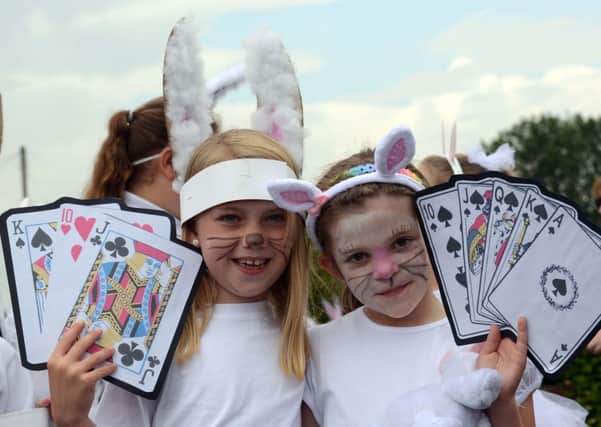 Magic bunnies Paige Bowman and Lily Caldicott L2464H14