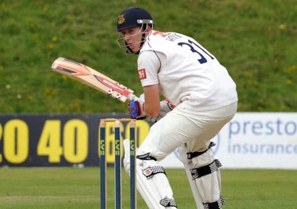 Luke Wells top-scored with 81 in Sussex's second innings