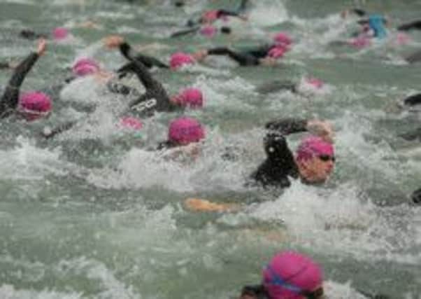 Hundreds took part in the Littlehampton Ironman swim, on Saturday    PHOTO: Sussex Sports Photography