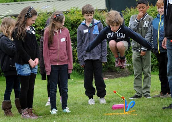 Young carers from across West Sussex enjoying a  fun day in Burgess Hill