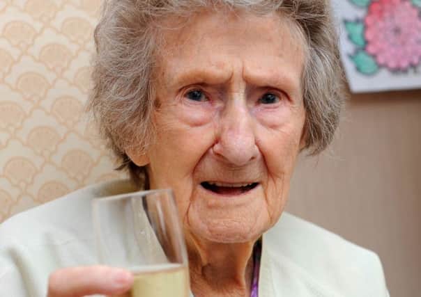 WH 180614  Helen Beeson celebrates her 103rd birthday