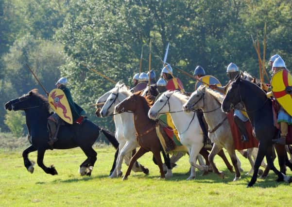 15/10/11- Battle of Hastings Re-enactment, Battle Abbey.  Photo by Steve Hunnisett SUS-140619-083833001