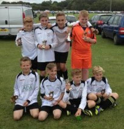 The Bexhill United under-12s team which was victorious at the Little Common football tournament