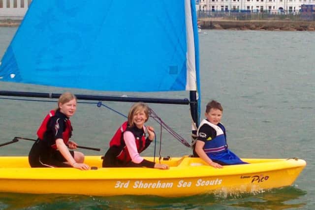 West Sussex Scouts' Water Day, hosted by Shoreham Sailing Club
