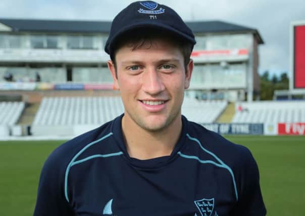 Harry Finch made his NatWest T20 Blast debut for Sussex against Kent. Picture courtesy Sussex CCC