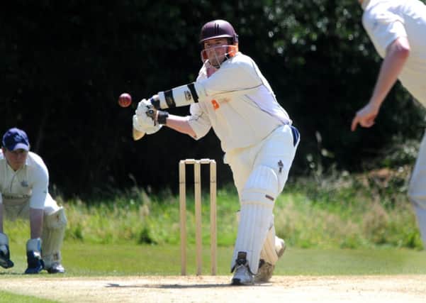 Scaynes Hill (batting) v Storrington. Batsman Nick Wright. Pic Steve Robards SUS-140623-151717001