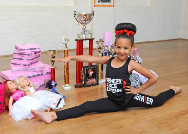 WH 230614 Tiarna Blackwood, six, won a prestigious dance competition for the third year running
