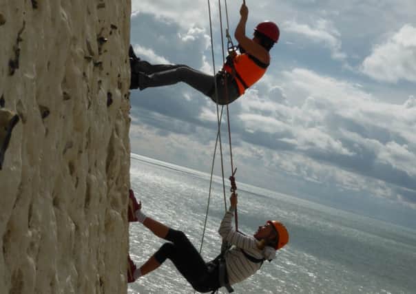 The clifftop challenge is open to adults and children in aid of the Sussex MS Treatment Centre