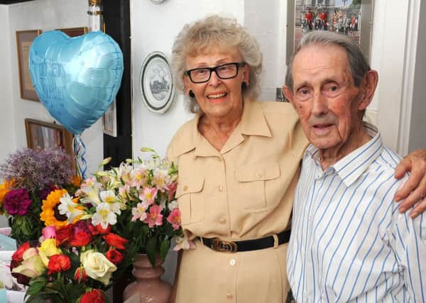Betty and John Walker's 65th wedding anniversary