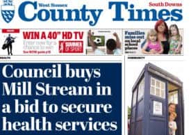 County Times front page South Downs edition June 26