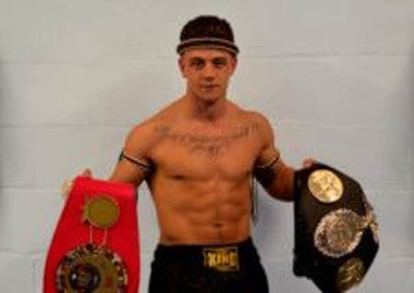 Jamie McGuigan, of the Fighting Tigers Gym, is hoping to add to his two belts when he competes for an English K1 title next weekend