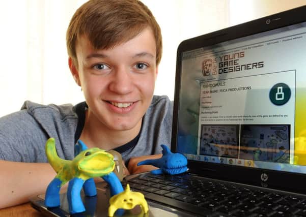 Talented youngster Liam Gilbey has been nominated for a BAFTA for his creative game concept       D14253260a