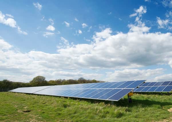 Solar farm at Dunsfold Park - picture by Huw Evans for Lightsource