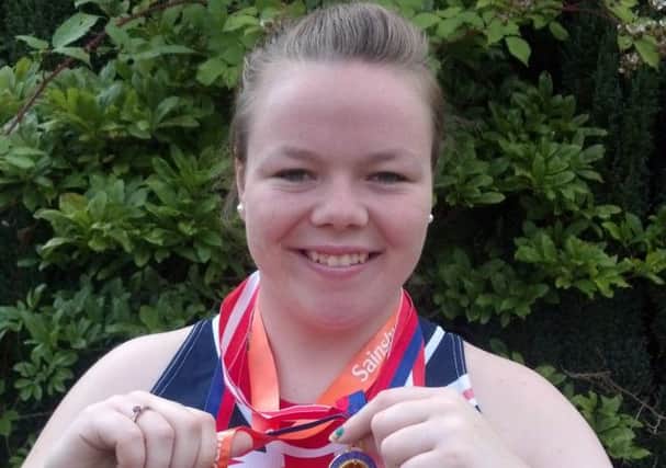 Sedlescombe-based hammer thrower Louisa James won her first major senior medal at the British Athletics UK Championships