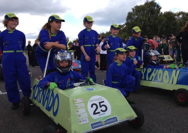 Always ready to race, the pupils at St Marys have now been crowned Greenpower Champion of Champions
