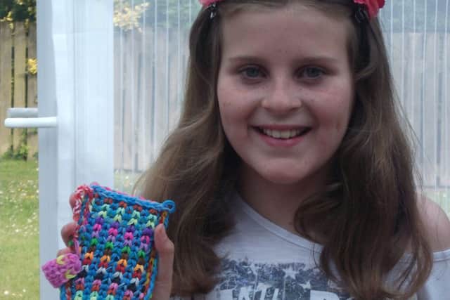 Emily Pullen, winner of the County Times/ Entertainer Loom band competition SUS-140717-152529001