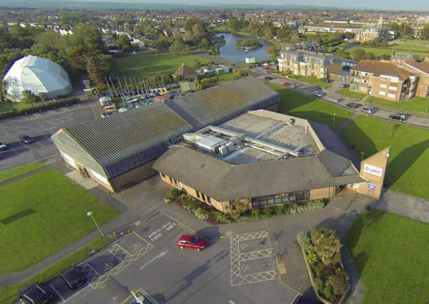 Littlehampton Swimming and Sports Centre from above. PICTURE: Eddie Mitchell SUS-140722-153320001