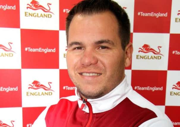 Battle shooter Steve Scott has won gold for England in the men's double trap at the Commonwealth Games in Glasgow