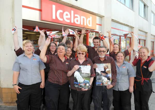 WH 230714 Staff from supermarket Iceland, in South Street, have organised a week of fundraising events for the Royal British Legion
