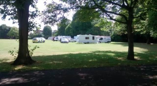 Travellers arrive in Victoria Park. Picture by Alan McKinney SUS-140730-145001001