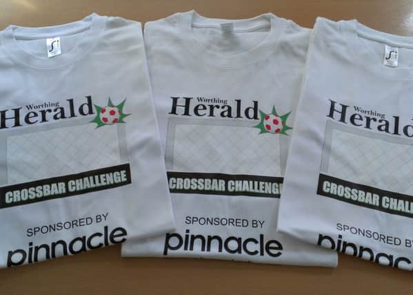 The Hit the Crossbar Challenge t-shirts