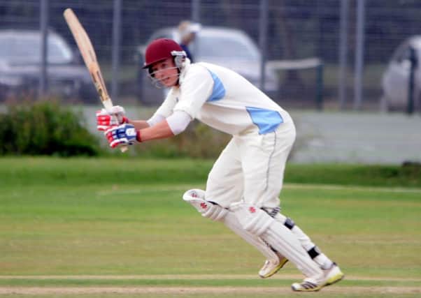 Lindfield (fielding) v St James (batting). Batting Henry Sims. Pic Steve Robards SUS-140408-171304001