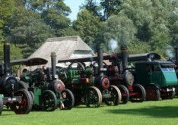 Steam vehicles on show at Weald & Downland Open Air Museum