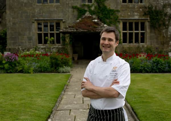 New head chef George Blogg at Gravetye Manor