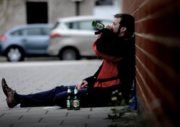 Beating the boozers  a concerted campaign has been launched to tackle the street drinking problem in Littlehampton.Picture posed by model.