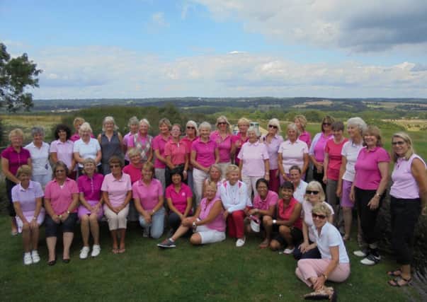 Cuckfield Golf Centre took part in a special Pimms and Pink event