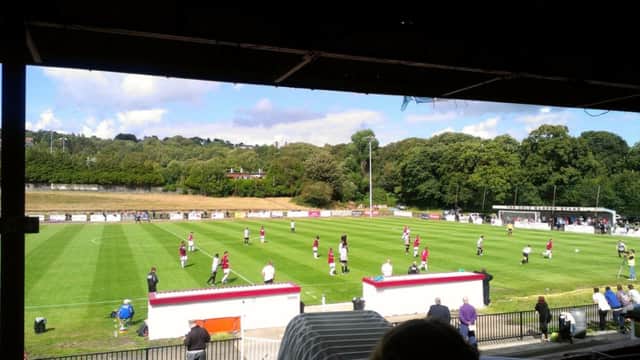 A view from the stand of Hastings United's 1-0 defeat at home to Chipstead (SUS-140816-173453002)