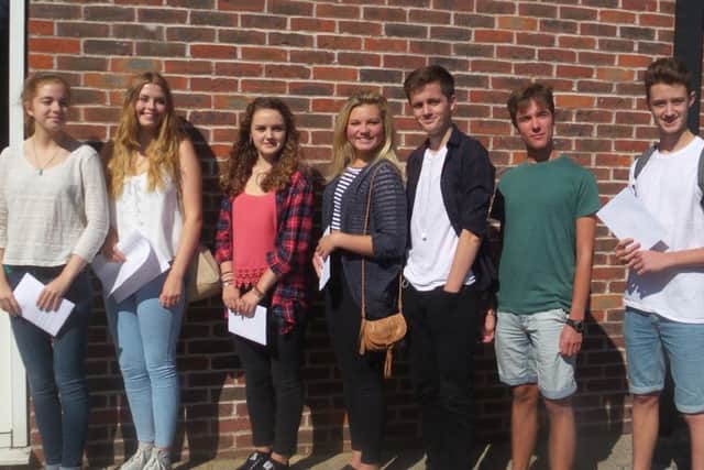 Worthing High students celebrate their GCSE results SUS-140821-120806001