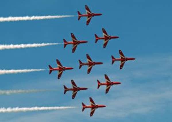 The Red Arrows will be at Wings and Wheels.