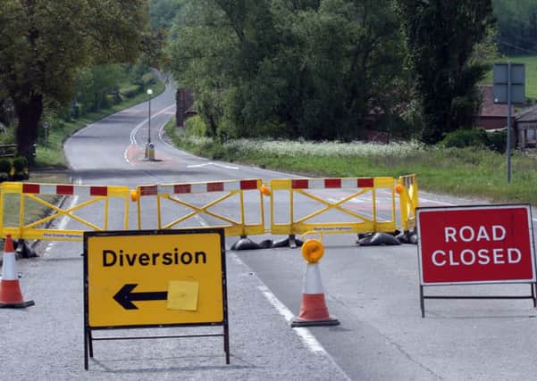 The A29 Bury Hill is closed