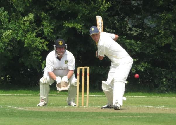 Sam Adams, who scored 63 for the 1st XI.