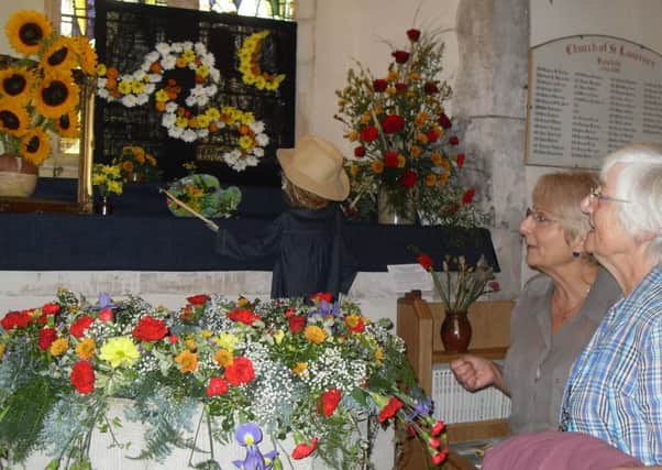 Flower Festival at St Laurence's Church, Catsfield SUS-140826-093147001