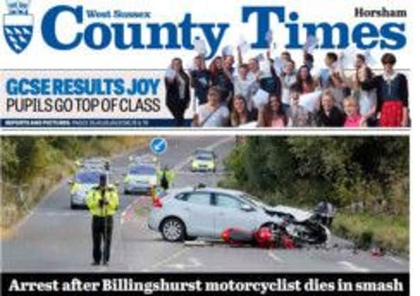 County Times front page August 28.