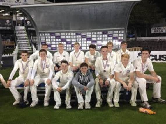 Bexhill Cricket Club's under-18 team which reached the final of the Sussex T20 Big Smash competition