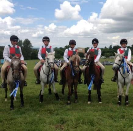 The Romney Marsh Pony Club team which is heading to the Horse Of The Year Show next month