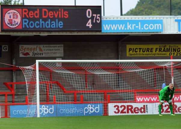 Crawley Town lose at home to Rochdale (Pic by Jon Rigby) SUS-140609-170122002