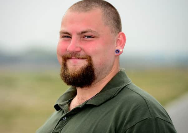 Chris Deacon, 30, was left in excruciating pain after taking on an epic 64-mile walk D14361109a