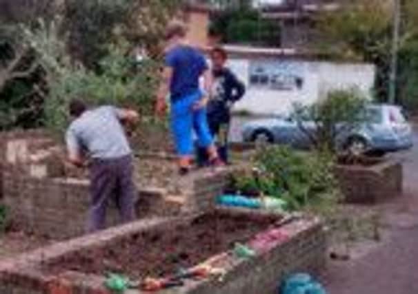 Big Local fun planting day in Millfield, Sompting
