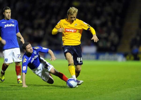 One of Crawley's new loan signings Josh Wright in action for Millwall