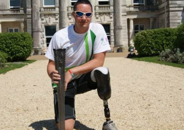 Mike Goody, a former Paralympic torchbearer, is taking part in the Invictus Games which opens tonight