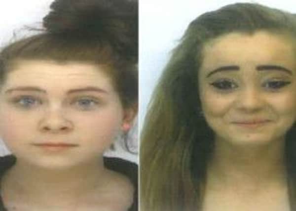 Sarah Eldridge and Chloe Newman, both 15, went missing yesterday afternoon