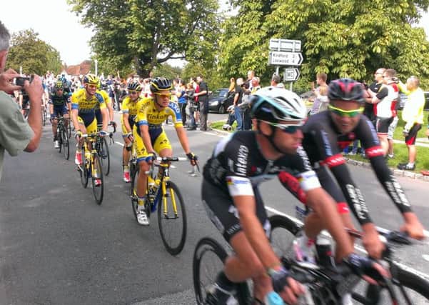 The Tour of Britain goes through Wisborough Green.