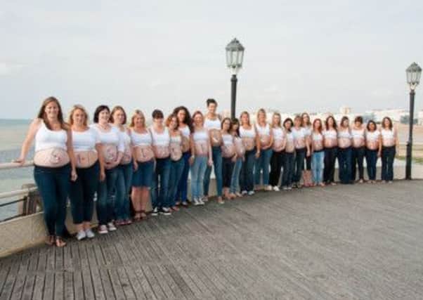 Mums-to-be proudly show off their bumps on Worthing PierPicture: Clare Newman